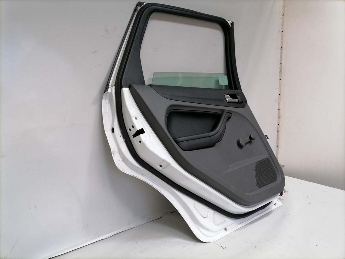 Ford Focus 2 DA3 original T&uuml;r hinten links Frost Wei&szlig; Kombi Tunier Facelift Bj.2008